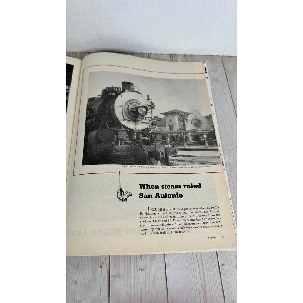 Trains Magazine August 1954 Steam Power Railroad History Kalmbach